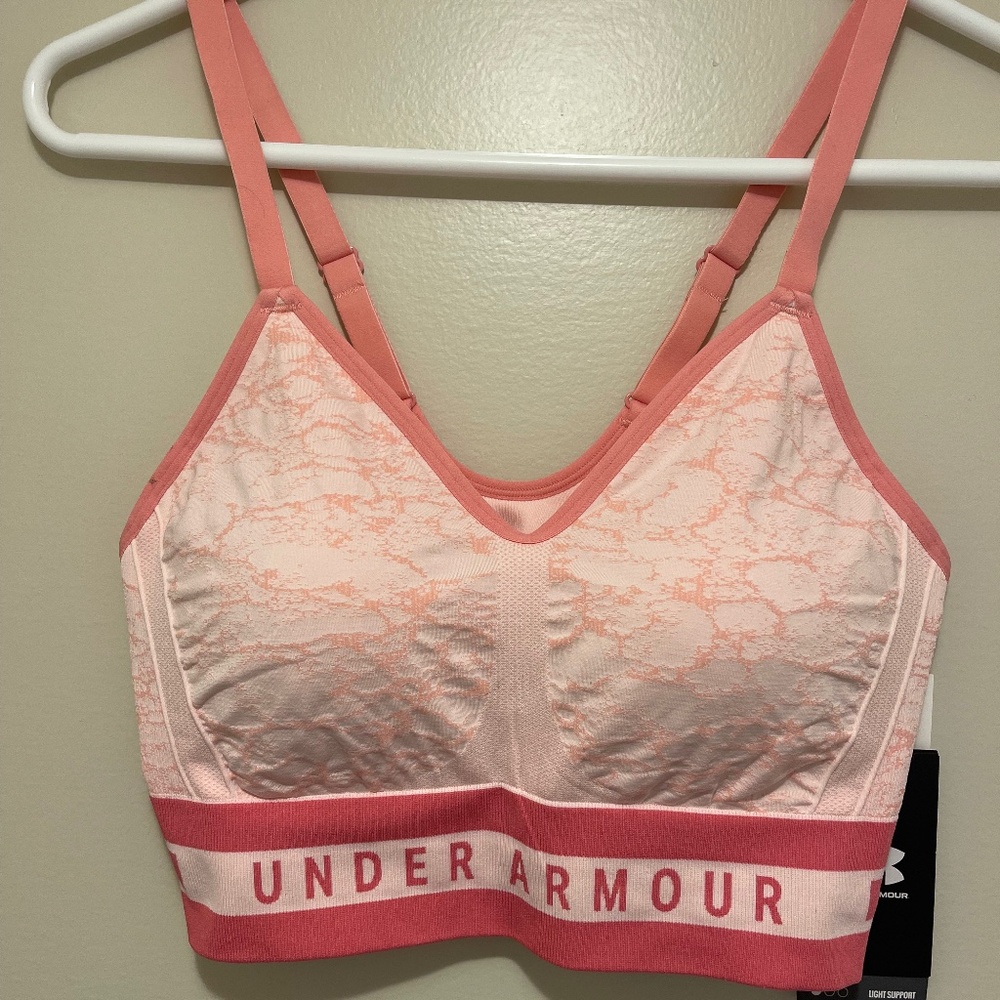 Under Armour Pink XL Sports Bra